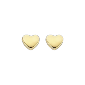 Gouden hartjes oorbellen