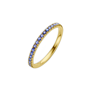 Gouden ring met saffier