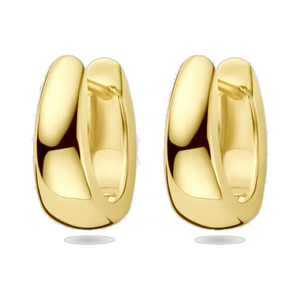 Gouden hoops oorbellen