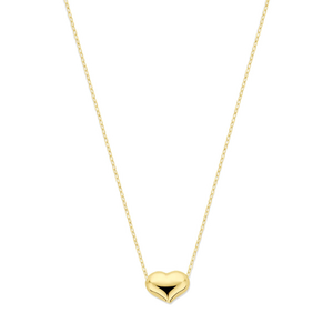 Gouden ketting met hartje