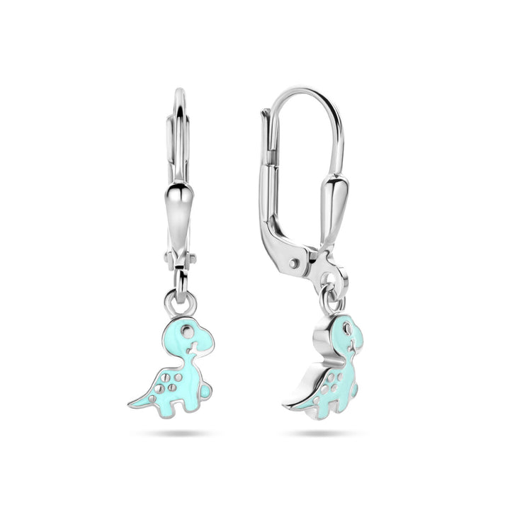 oorhangers dino brisur haak 23 mm zilver gerhodineerd