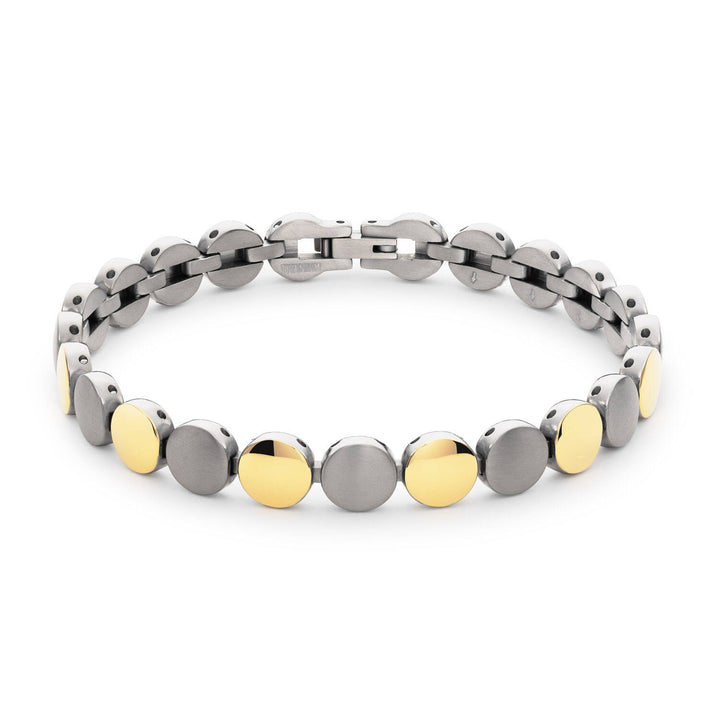 Boccia schakelarmband - Titanium - 21cm 03061-02