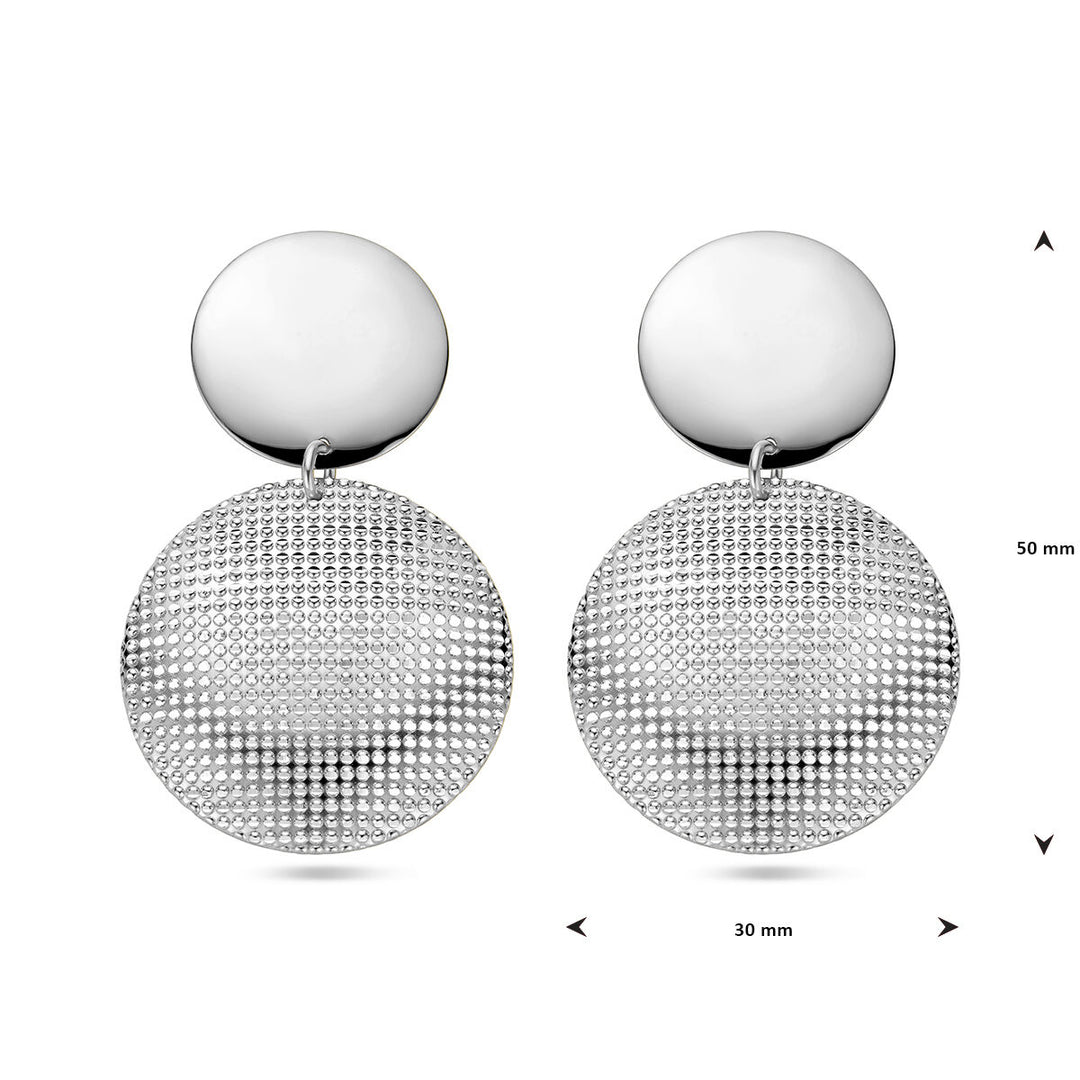 oorhangers zilver gerhodineerd