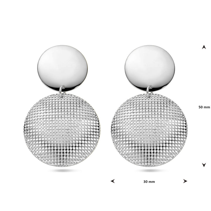 oorhangers zilver gerhodineerd