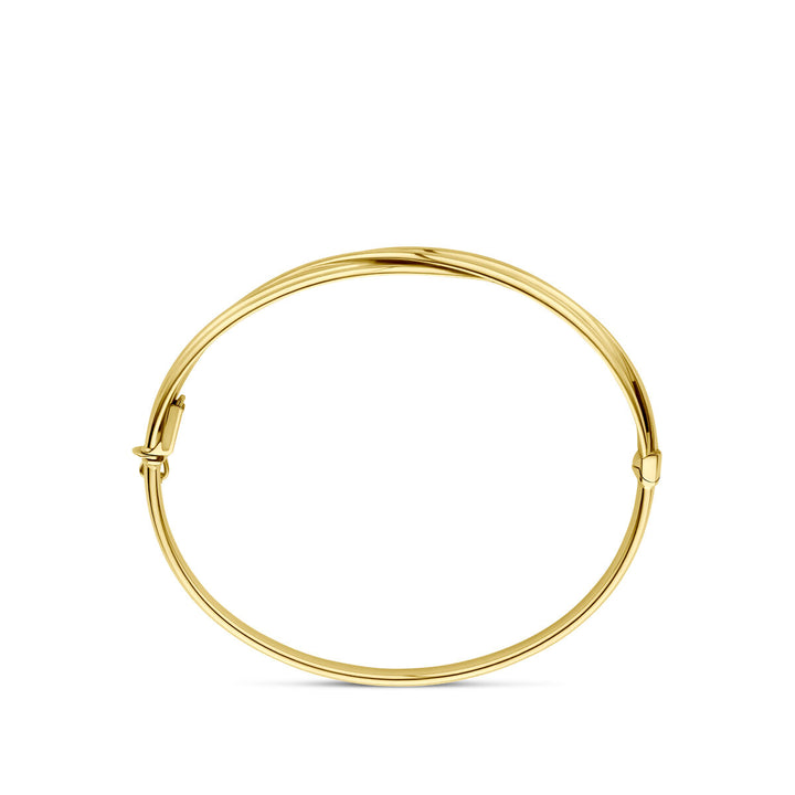 bangle 9 mm 60 mm 14K geelgoud