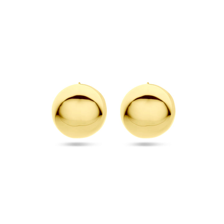 stekeroorringen 15 mm 1 micron zilver verguld (geel)