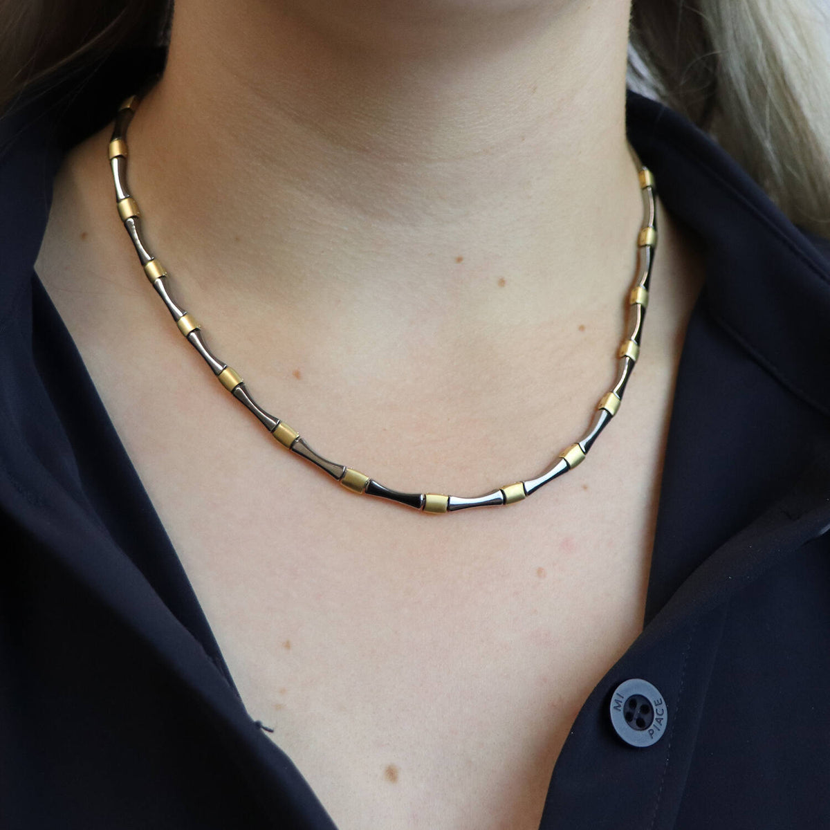 Boccia Titanium Collier Bicolor 08045-04