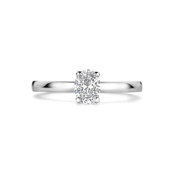 Platinring Diamant 0,50 ct g vsi Platin