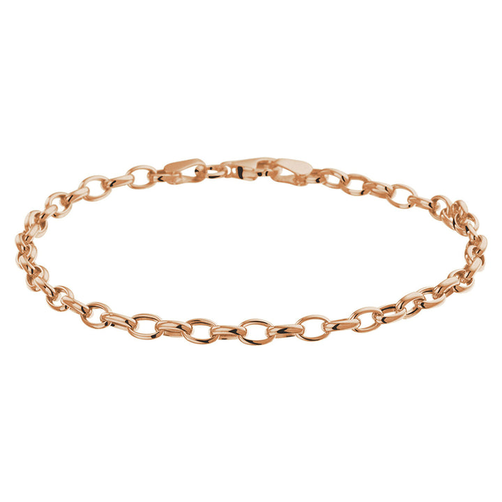 Gold bracelet ladies anchor 14K rose gold