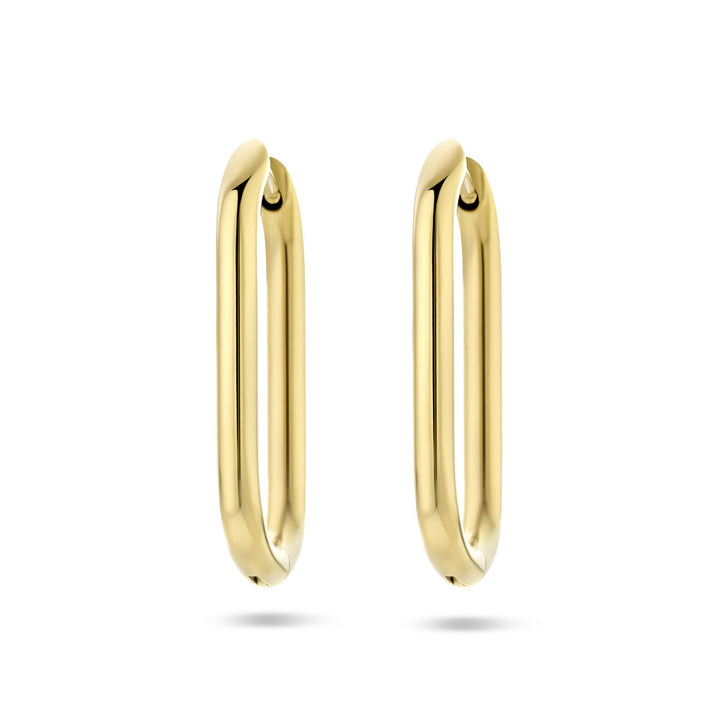 drop earrings paperclip ion plating stainless steel