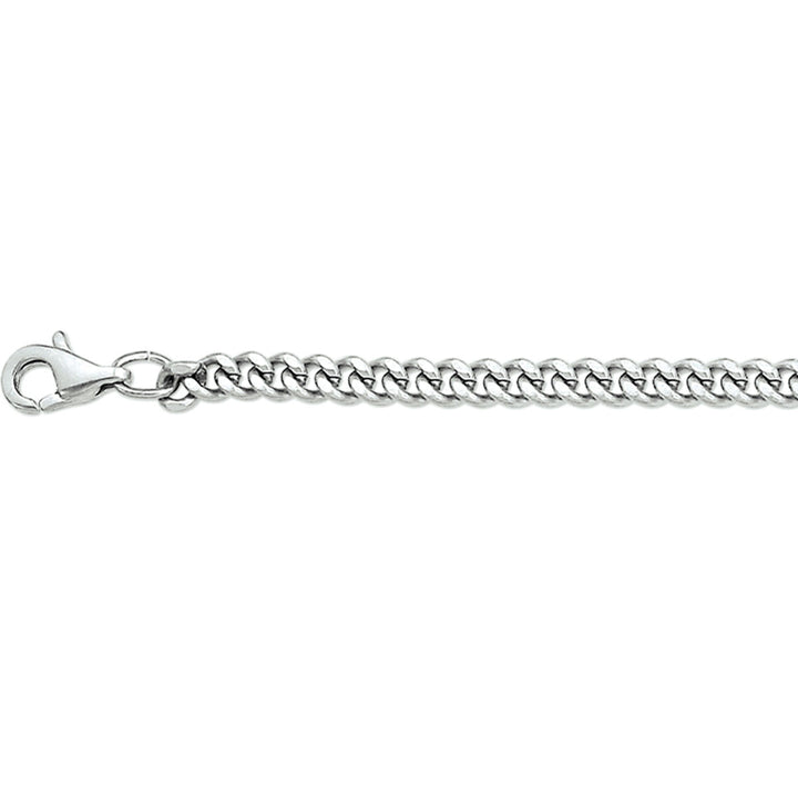 necklace cut gourmette 4.3 mm stainless steel