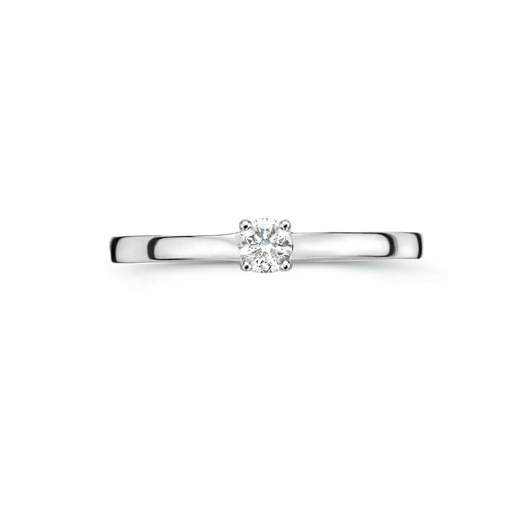 ring diamond 0.15ct h si 14K white gold