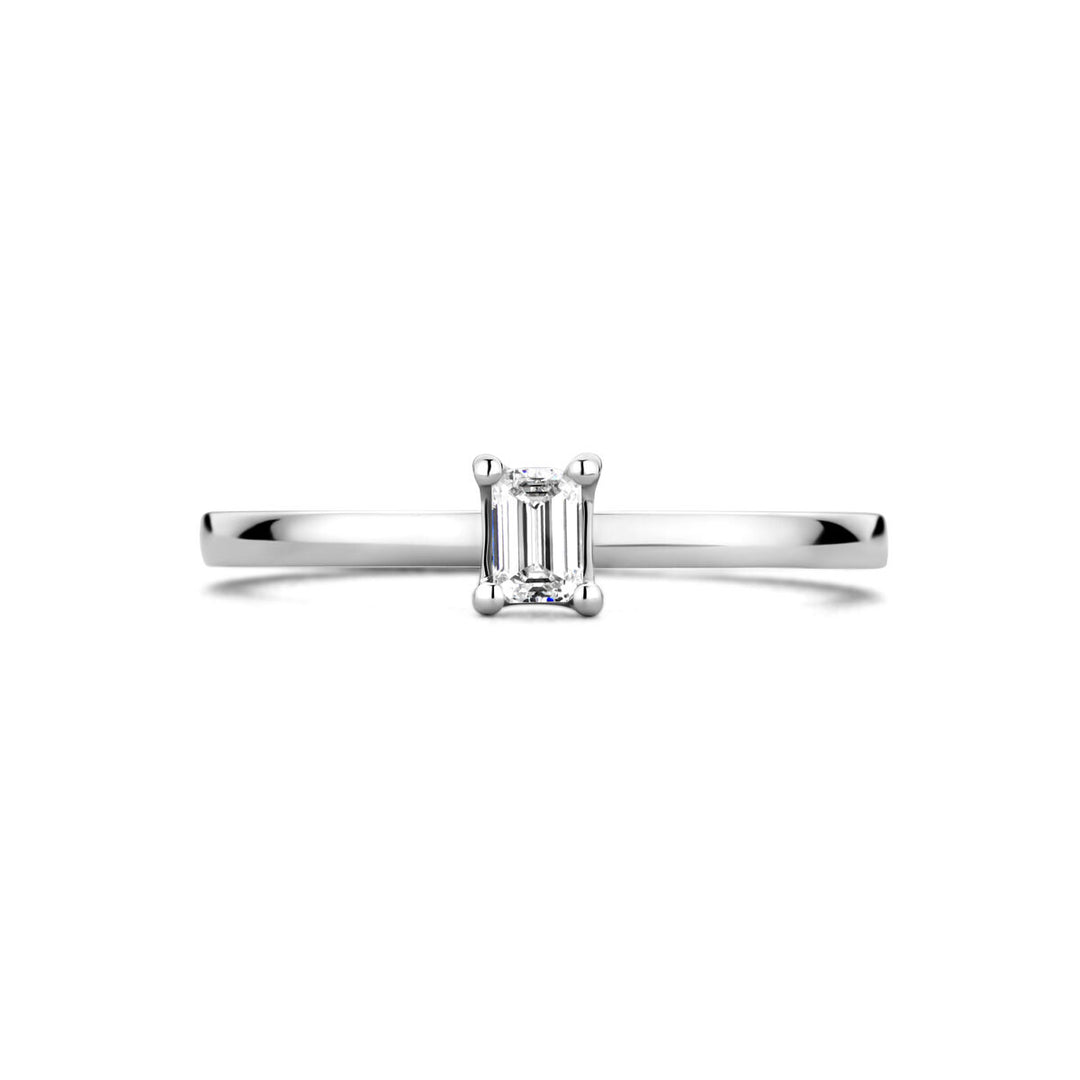 Platinring Diamant 0,15 ct g vsi Platin