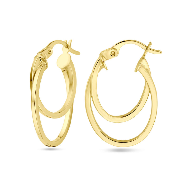 Van der Kooij Collection – Ohrringe 24,5 mm 14 K Gelbgold