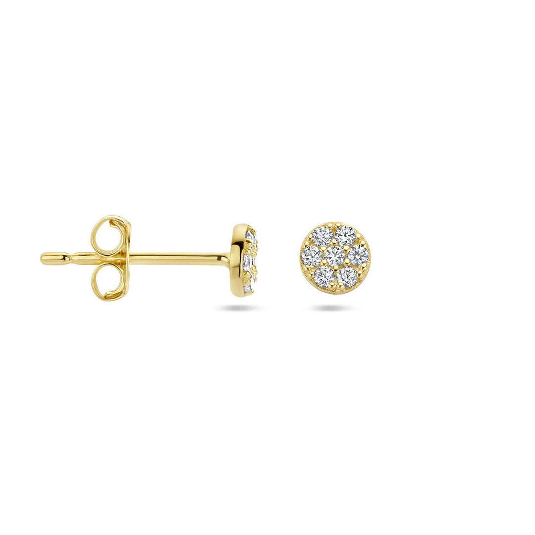 Ohrstecker Zirkonia 14K Gelbgold