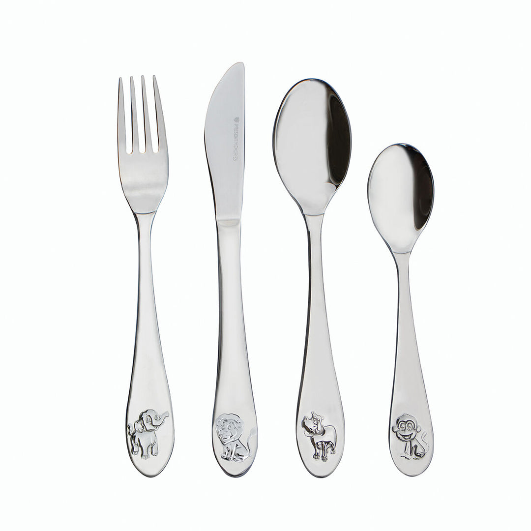 children's cutlery safari stainless steel