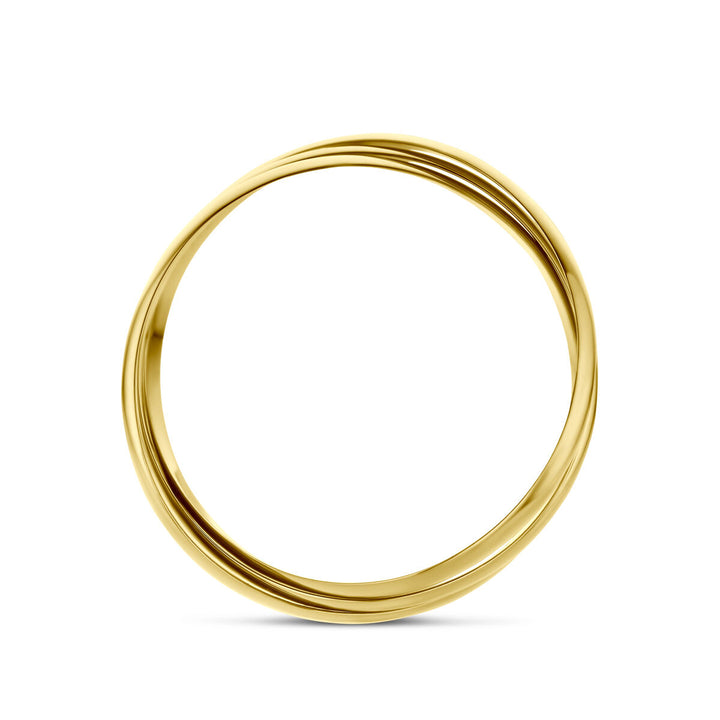 trinity rings 14K yellow gold