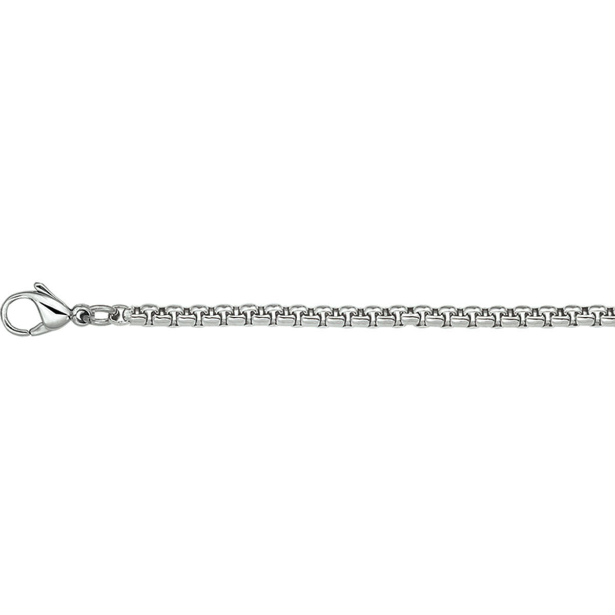 Venetian ball necklace 2.5 mm stainless steel