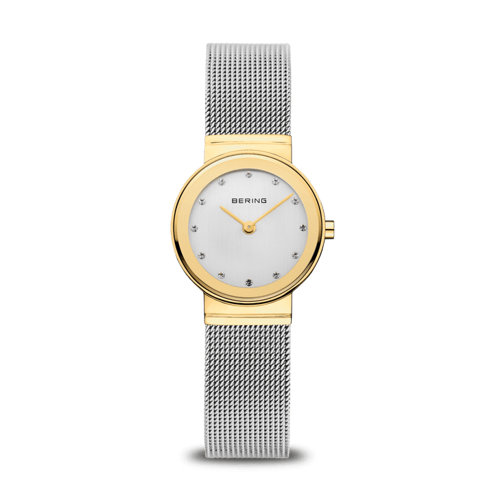 bering dames horloge zilveren wijzerplaat - 10126-001