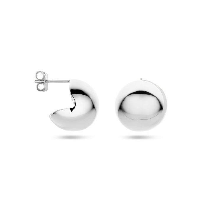 stekeroorringen 15 mm zilver gerhodineerd