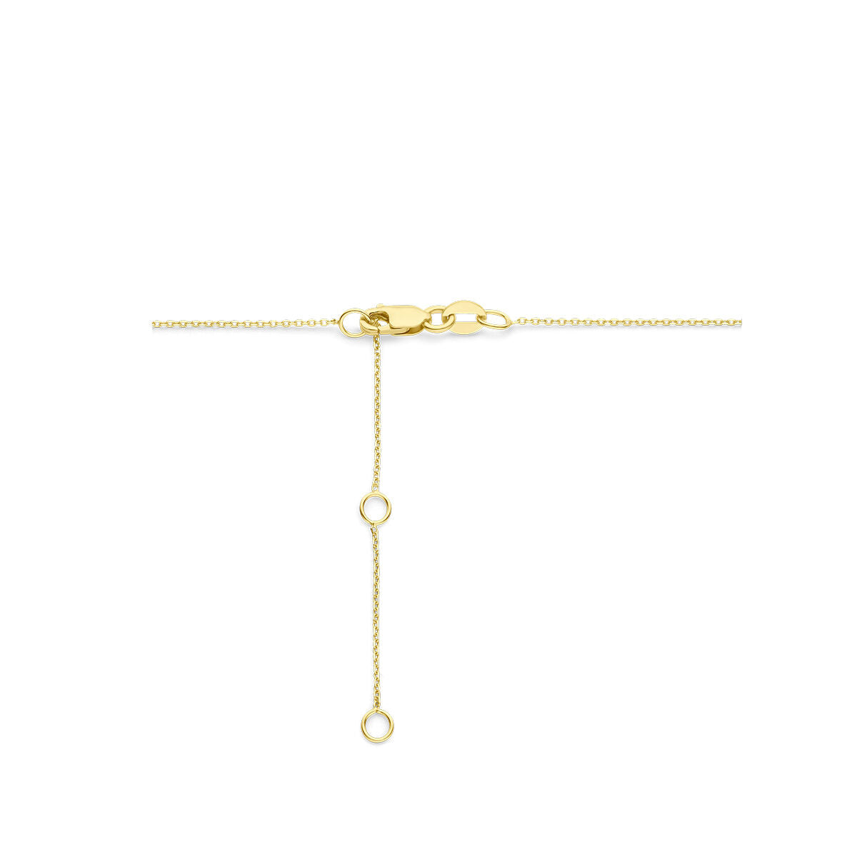 Gouden dames ketting diamant 18K