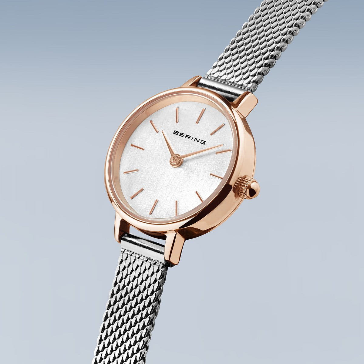 bering dames horloge zilveren wijzerplaat - 11022-064