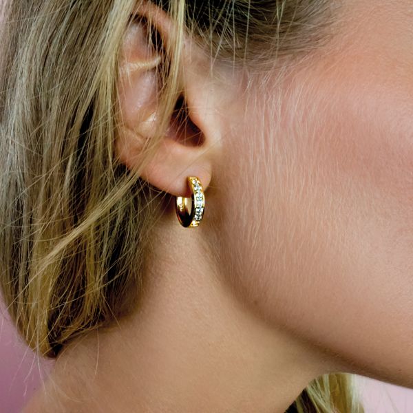 Zinzi Earrings Gold Plated Zio191 Y
