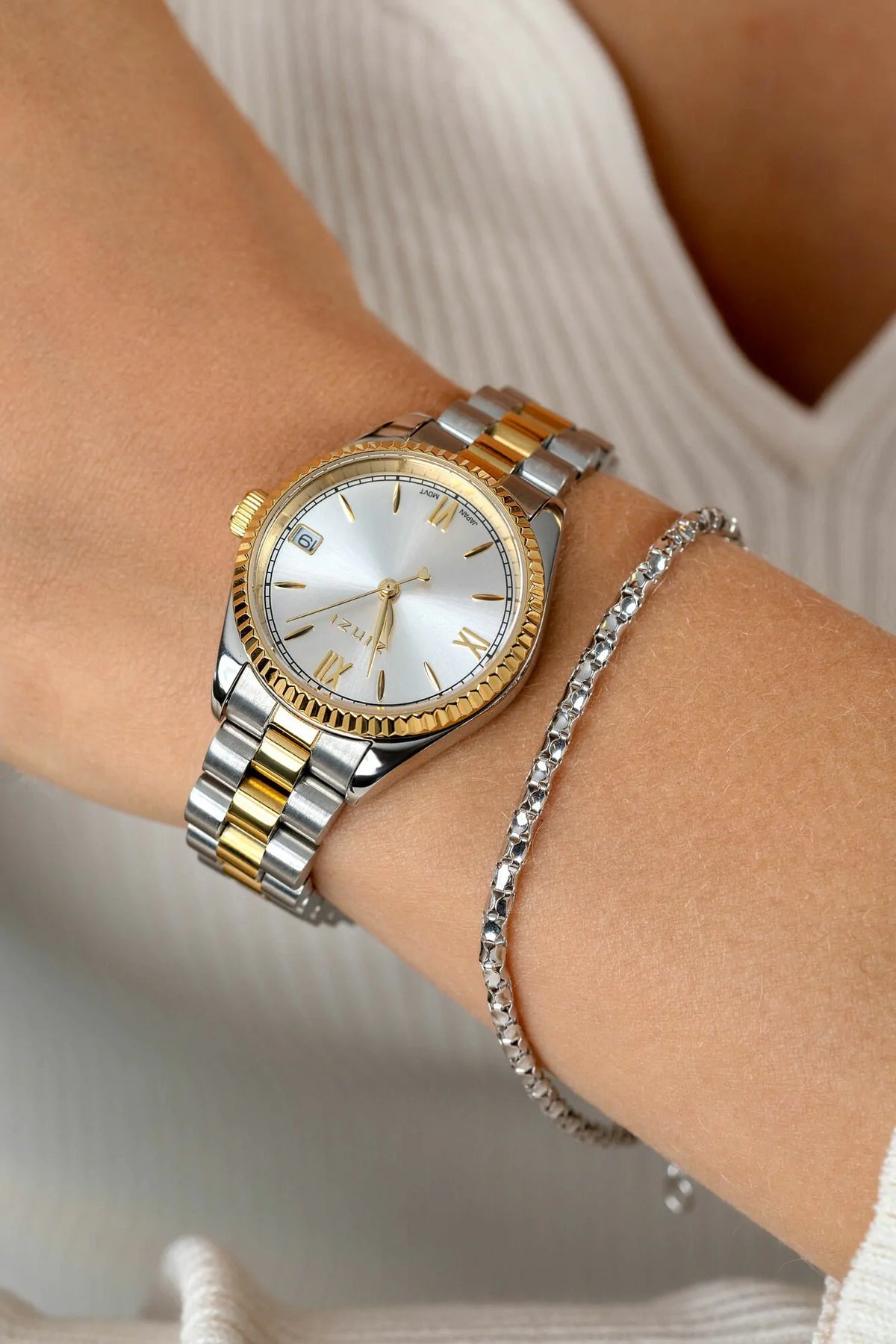Zinzi Goudkleurig Horloge Staal ZIW2233