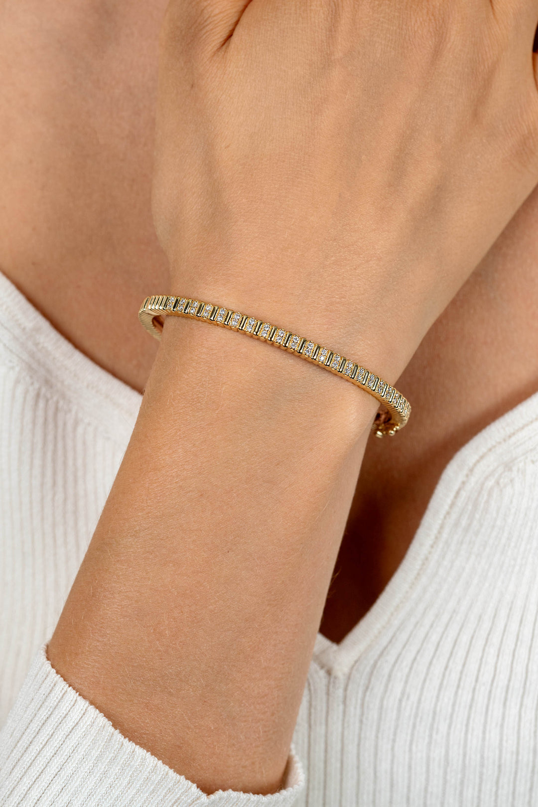 Zinzi Armband zilver gold plated ZIA2686Y 60mm