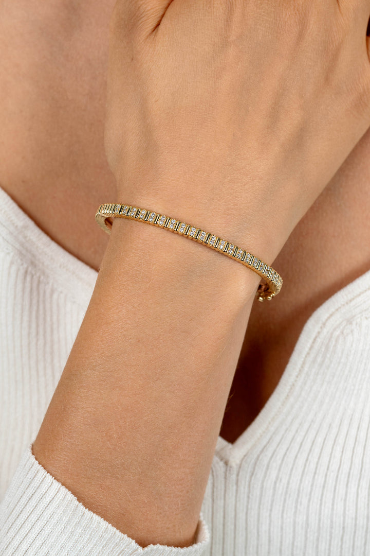 Zinzi Armband zilver gold plated ZIA2686Y 60mm