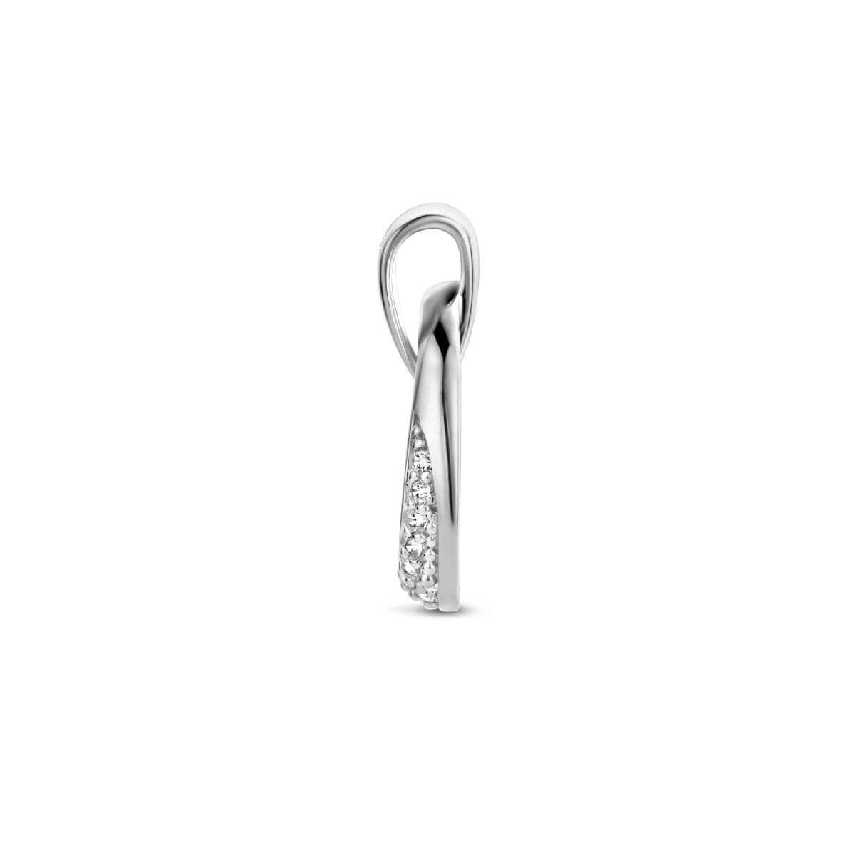 hanger zirkonia zilver gerhodineerd