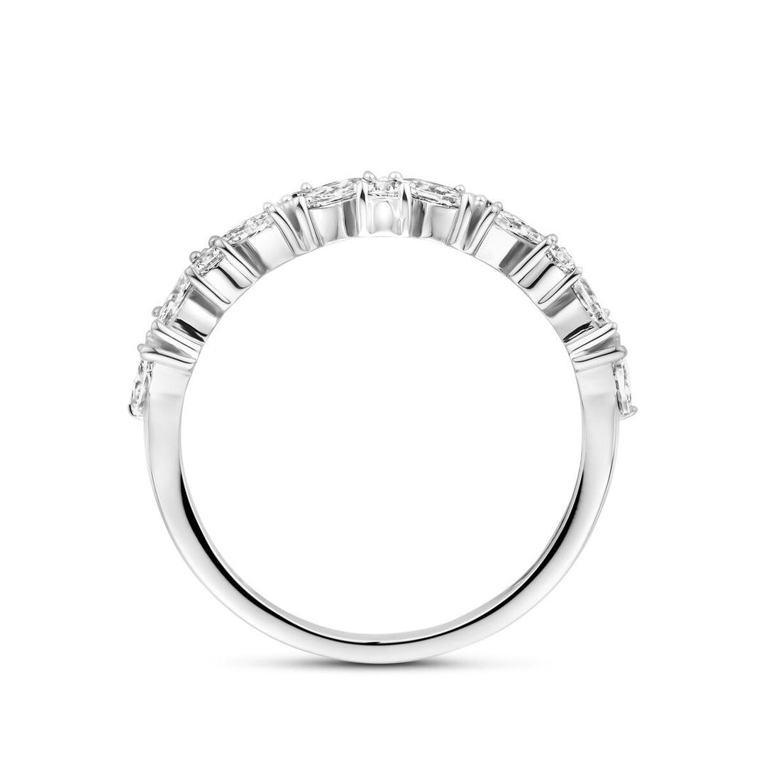 ring zirkonia 3,5 mm zilver gerhodineerd