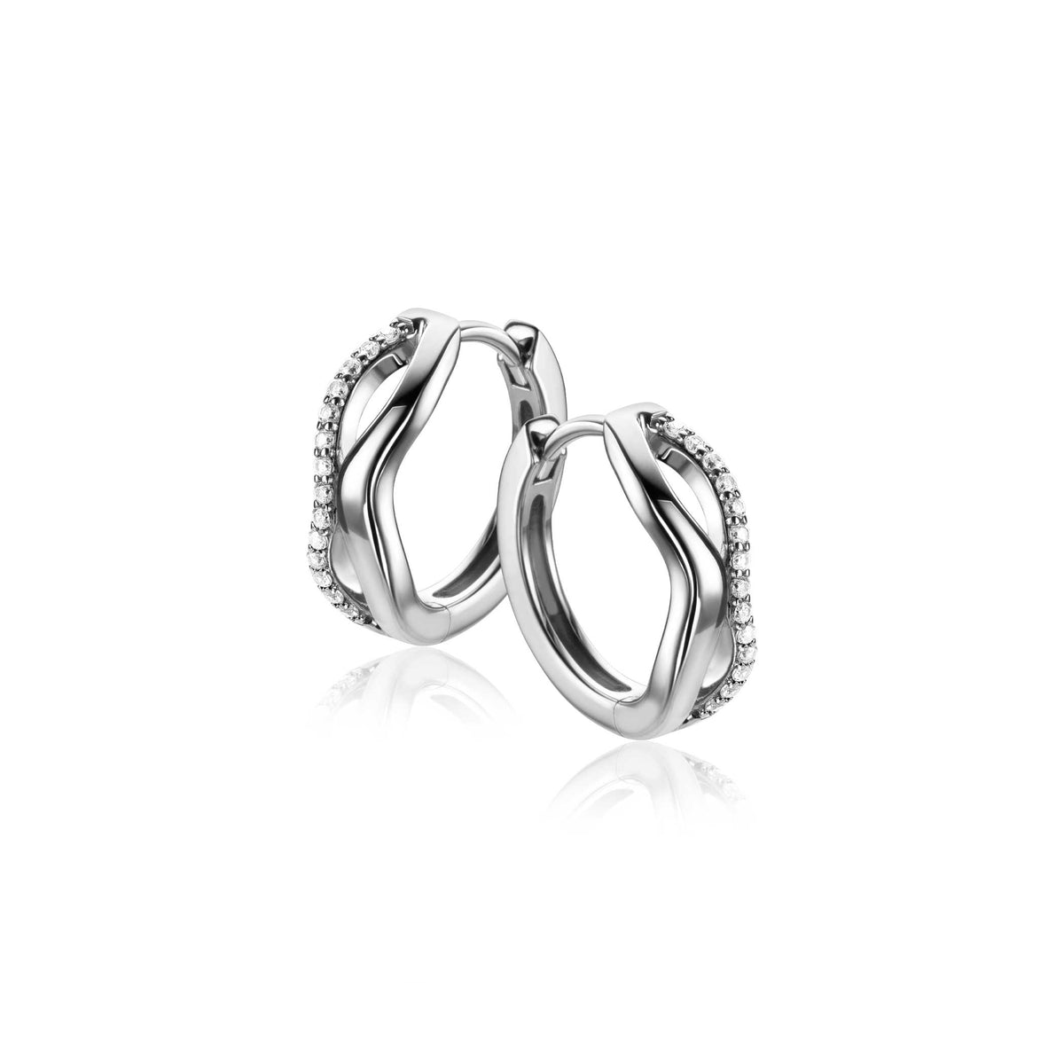 Zinzi oorbellen zilver ZIO2629