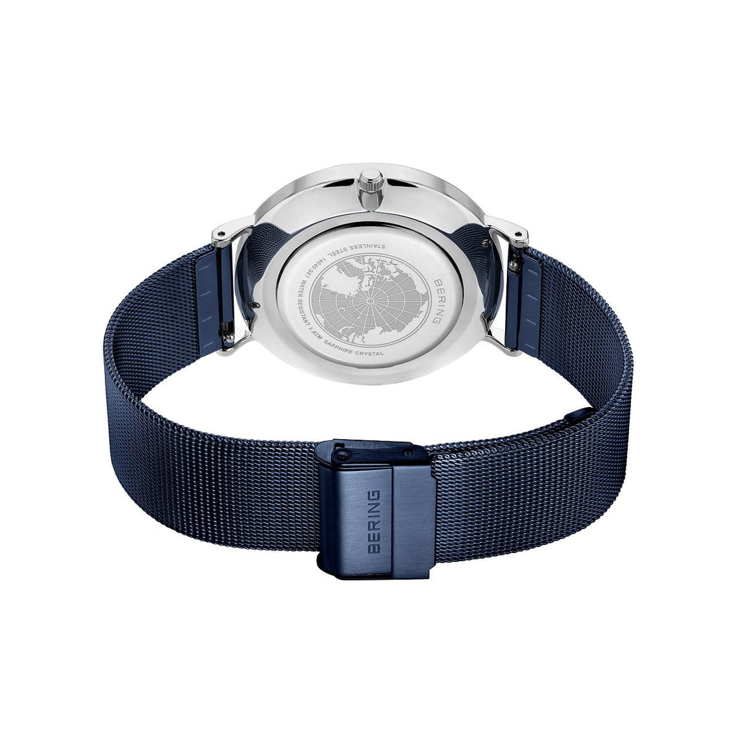 Bering heren horloge blauw 14040-307