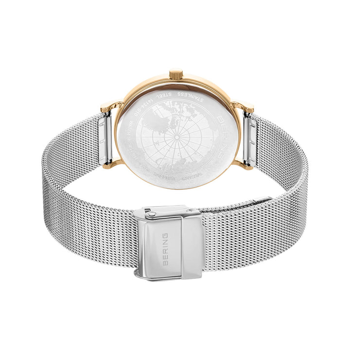 bering dames horloge witte wijzerplaat - 14134-010