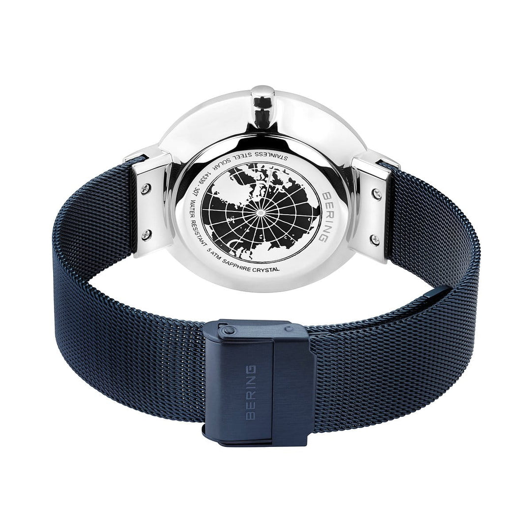 Bering Unisex-Uhr mit blauem Zifferblatt – 14339-307