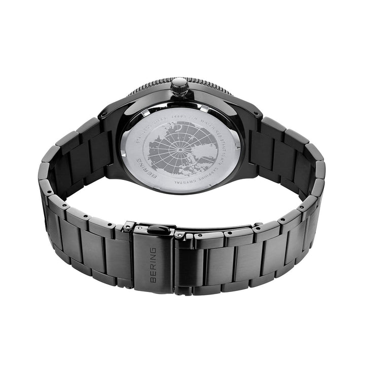 bering heren horloge grijze wijzerplaat - 14443-779