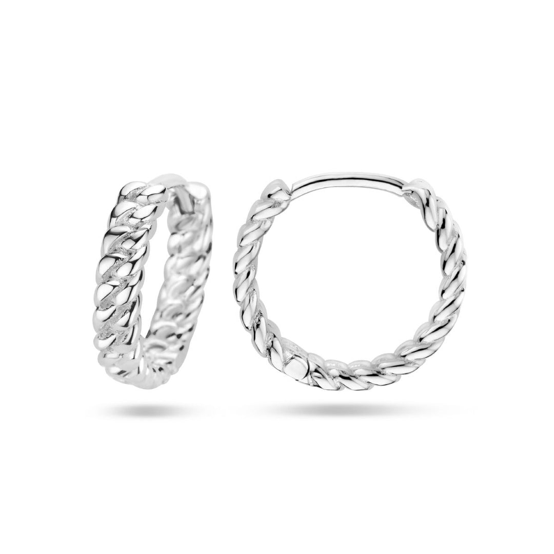 drop earrings silver rhodium plated