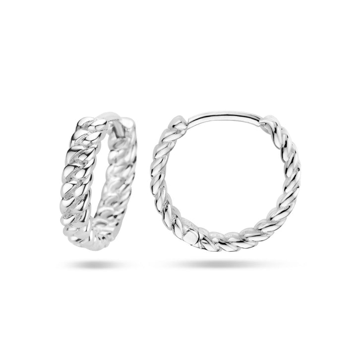 drop earrings silver rhodium plated