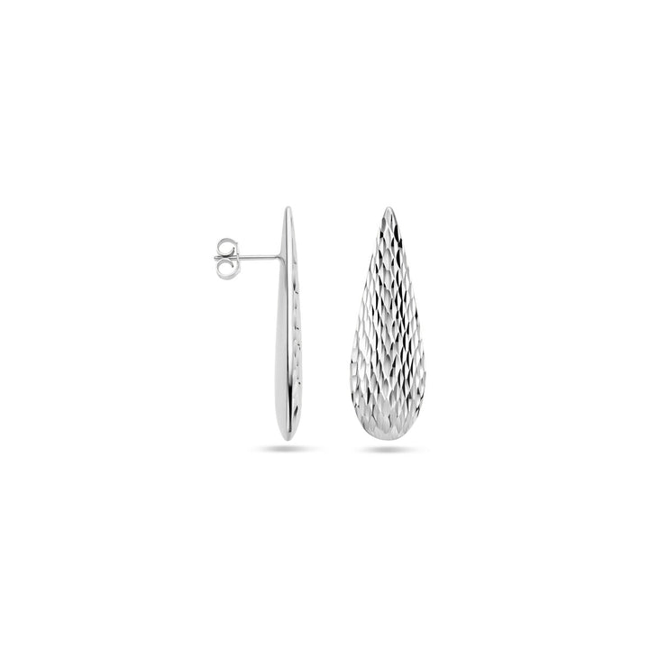 drop earrings silver rhodium plated