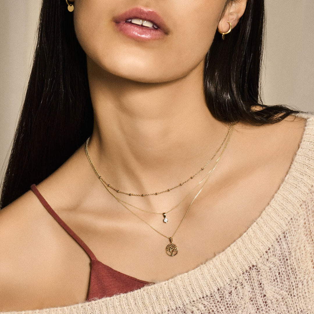 hanger levensboom 14K geelgoud