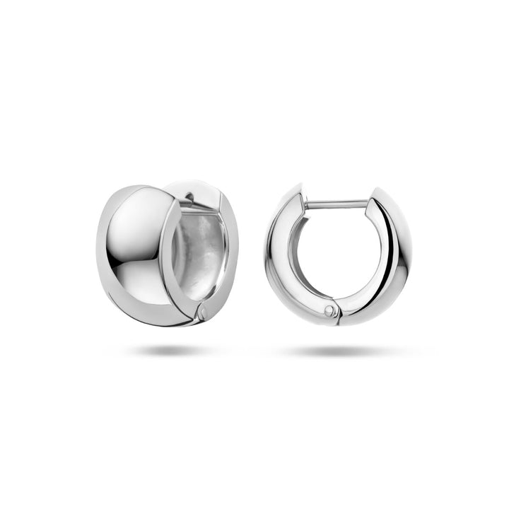 klapoorringen bol zilver gerhodineerd