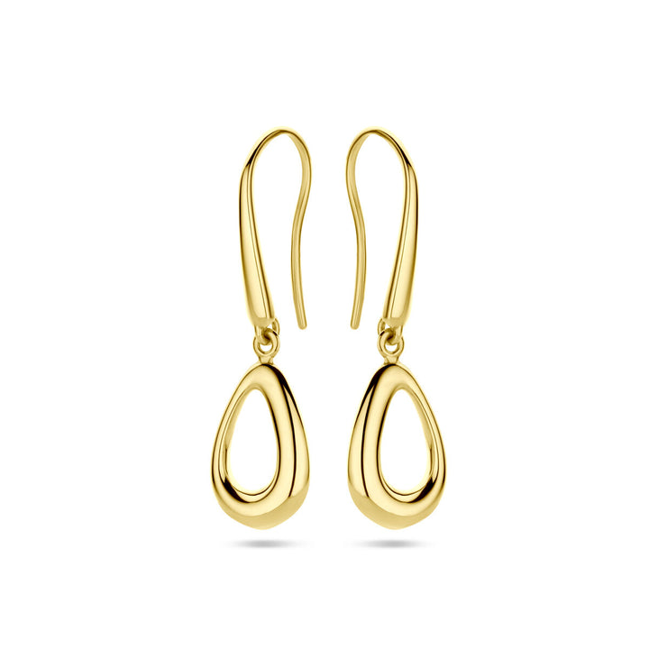 French hook earrings 14K yellow gold