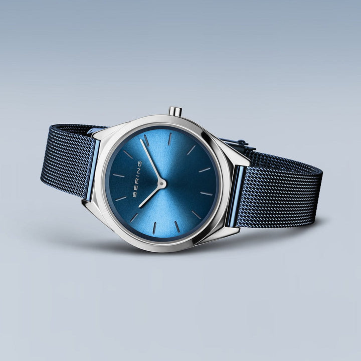 Bering unisex watch blue dial - 17031-307