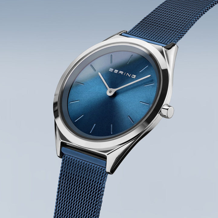 Bering Unisex-Uhr mit blauem Zifferblatt – 17031-307