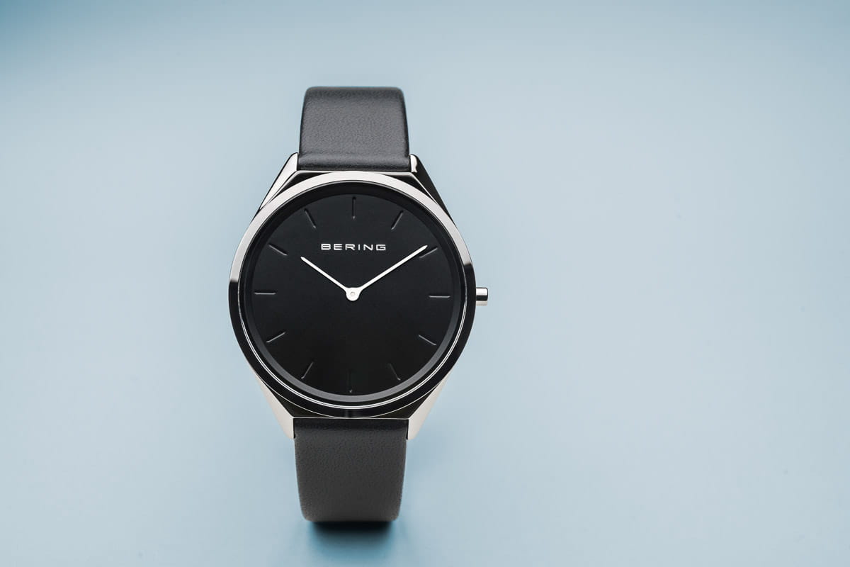 Bering unisex watch black dial - 17039-402