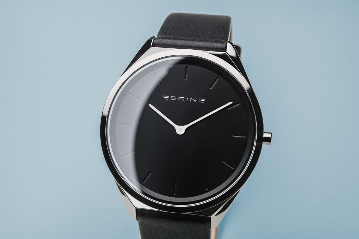 Bering unisex watch black dial - 17039-402