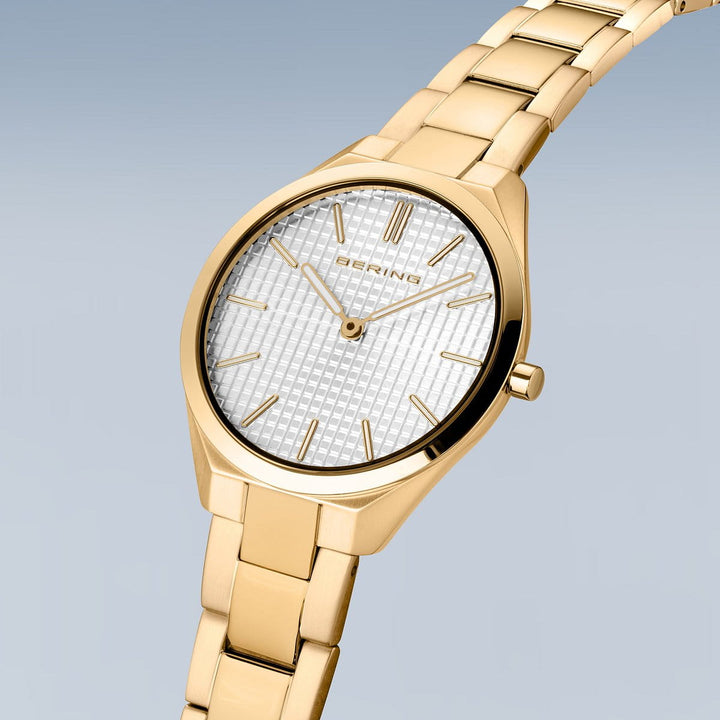 Bering dames horloge witte wijzerplaat - 17231-734