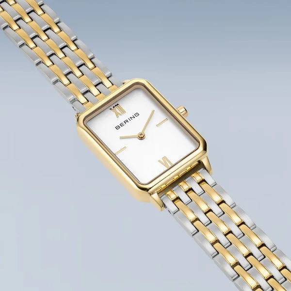 bering dames horloge witte wijzerplaat - 117423-714