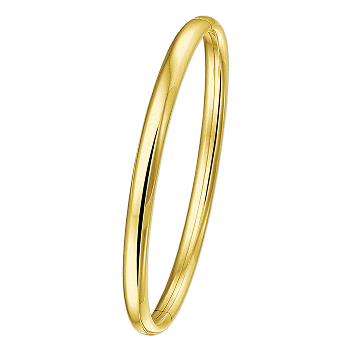 De Van der Kooij Collectie armband 5,0 mm ovale buis 14K geelgoud is een klassieke, elegante armband met een gladde, duurzame afwerking – een tijdloze toevoegingen aan elke dames armband collectie.